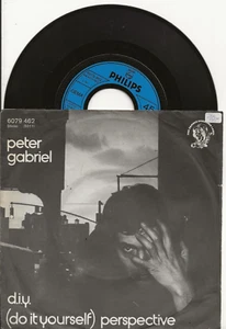 PETER GABRIEL D.I.Y. ORIGINAL 1978 SINGLE FROM GERMANY, GREAT PIC COVER - Picture 1 of 1