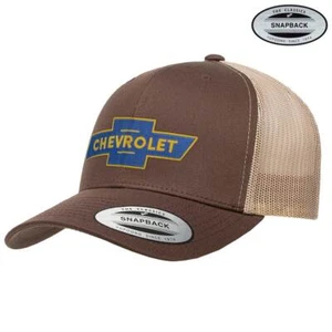 Gorra de camionero premium con logotipo de pajarita Chevrolet con licencia oficial - Imagen 1 de 2