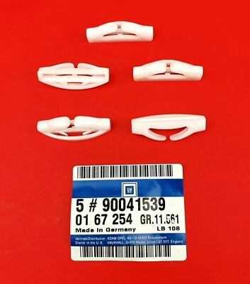 5X Originales Opel GM Guías Asiento Delantero Ascona C - 90041539 - Imagen 1 de 3