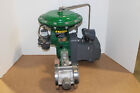 1 1/2" 150# FISHER V150 SS CONTROL VALVE -1052 ACTUATOR SIZE 20-DVC6020
