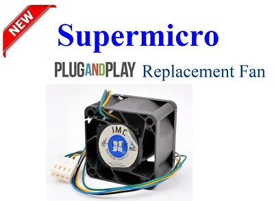 1x Supermicro FAN-0154L4 Replacement fan, 40x28mm 4-Pin PWM Axial Fan - Image 1 of 4