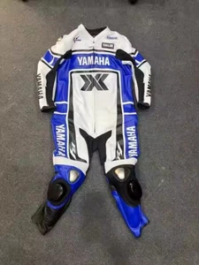 Yamaha Motorbike Racing Cardura Biker Suit MOTOGP leather suit - Picture 1 of 6