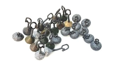 RUSSTHEFISH BEST PRICE Bell Backleads Karpfen Rückenleads glatt Gewichte 15 Farben verfügbar