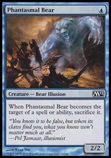 4x Phantasmal Bear M12 MtG Magic Blue Common 4 x4 Card Cards