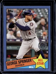 2020 Topps '85 Topps All Stars Blue #85AS37 George Springer - Picture 1 of 2