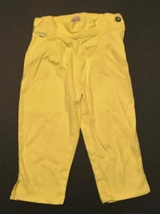 CONFETTI Girls' French Boutique Vibrant Yellow STRETCH Capri Pants ~ Sz 5 - Picture 1 of 1
