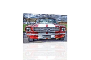 Ford Pony - CANVAS OR PRINT WALL ART - Picture 1 of 2