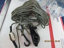 2 OD green guy plate MX-37 8//U military oe rope tie down metal bracket USA made