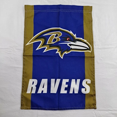 Baltimore Ravens Garden Flag Gold Blue Cover