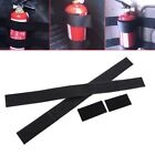 4Pcs Black Fixed Belt Fire Extinguisher Trunk 4x Fixing Belt Organizer
