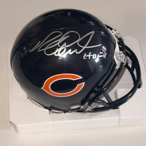 RICHARD DENT Signed Chicago BEARS Mini-helmet w/ Beckett Auth & HOF Inscription - Picture 1 of 5