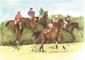 The Steeplechase by Sue Podbery 1000 piece jigsaw puzzle   690mm x 480mm - Picture 1 of 1