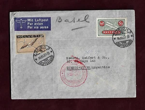 1937 Deutsche Luftpost Europa Südamerika Zürich Buenos Aires Argentine ; 62157 - Picture 1 of 2