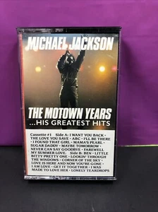 Michael Jackson The Motown Years His Greatest Hits Cassette Tape Music - Foto 1 di 11