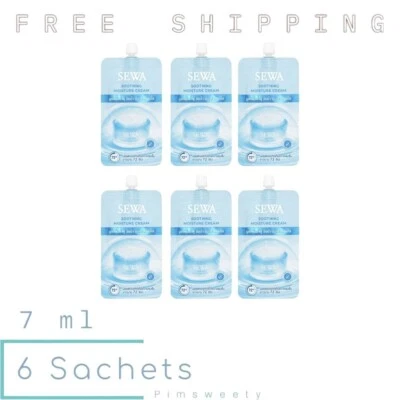 6 Sachets X 7 ml SEWA Soothing Moisture Cream Moisturizer Radiant Bright Skin - Image 1 of 4