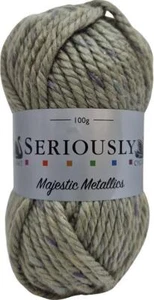 Cygnet Serio Majestuoso Metallics Super Grueso Hilo 100g 8268 Perlas Plateadas - Imagen 1 de 2