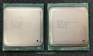Lot of (2) SR0KR E5-2640 6-Core 2.50GHz 7.20GT/s QPI 15MB L3 LGA2011 Processors - Picture 1 of 2