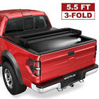 5.5FT 3 Fold/Tri-Fold Soft Truck Bed Tonneau Cover For 2009-2014 Ford F150 F-150