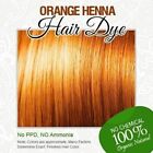 ORANGE Natural Henna Powder Hair Color Conditioner Chemical Free Hair Dye