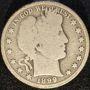 1899 P Philadelphia Mint Barber Half Dollar - Picture 1 of 2