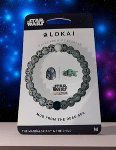 LOKAI Star Wars Mandalorian & The Child Bracelet Size M Mud Water New - Picture 1 of 6