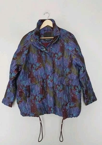 Chaqueta multicolor resistente al agua Ichi Explore talla pequeña pecho 48" QVC NUEVA. - Imagen 1 de 7