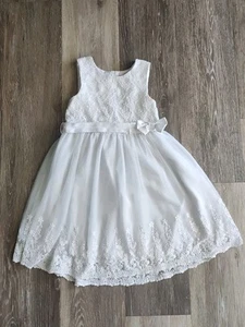 Kleid weiß Mädchen Kinder Gr. 116 festlich - Bild 1 von 7