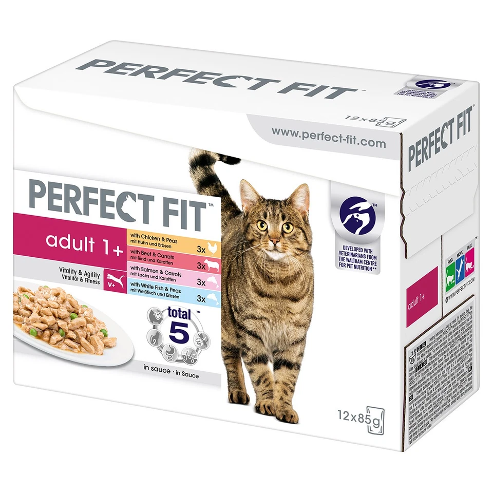 Perfect Fit Adult Mix Multipack 12 x 85 g, Katzenfutter, NEU - Bild 1 von 1