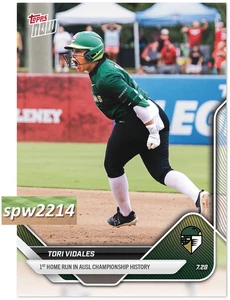 Tori Vidales 2025 AUSL Softball Topps Now #28 - Presale - Picture 1 of 2