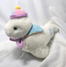 Vintage Eden 12" Plush Seal Baby Pastel Musical Wind Up Lullaby Wish Upon A Star