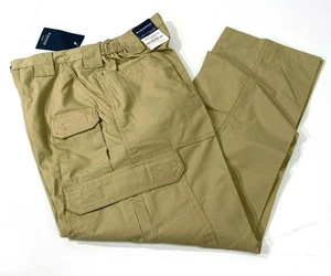 NEW 8x36 PROPPER WOMENS STRETCH TACTICAL CARGO PANTS F5295 KHAKI UNHEMMED - Picture 1 of 2
