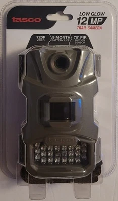 Tasco 12MP Trail Camera with Low Glow Infrared Flash - Image 1 of 4