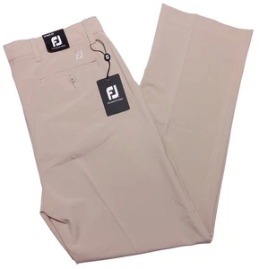 FOOTJOY Golf Performance Pants 24102 Khaki Beige 36 x 32 ~ New - Picture 1 of 9
