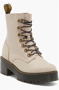Dr. Martens Leona Combat Boot in Vintage Taupe Sendal 2997 Size 6 / 37 EU - Picture 1 of 6