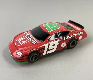 Life Like #19 Red Dodge Charger HO Slot Car NASCAR Runs - Picture 1 of 11