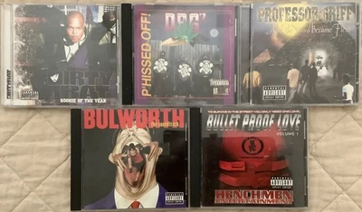 5 CD LOT RAP HIP HOP DIRTY RAT DBG'Z PROFESSOR GRIFF PRODIGY DR. DRE LL COOL J - Image 1 of 4