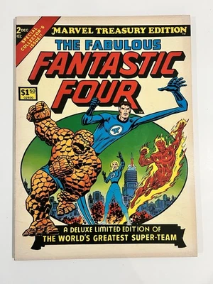 Marvel Treasury Edition #2 1974 VF+ 8.5 THE FANTASTIC FOUR 1st Galactus, Surfer! - Image 1 of 4