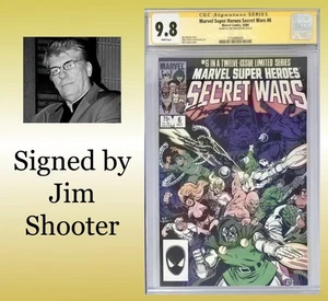 Marvel Super Heroes Secret War #6 CGC 9.8 (1984) Marvel, firmado por Jim Shooter - Imagen 1 de 5