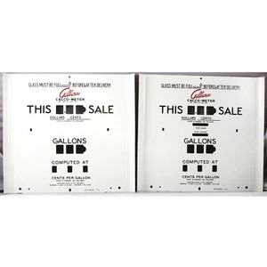 Pair of Gilbarco 906-996 Pump Faces (PF111B) - Picture 1 of 1