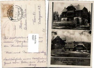 92807, Krieglach Alpl inn castle grave detail vintage car 1925 - Picture 1 of 1