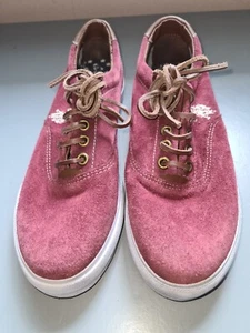 U.S. Polo Assn Burgundy Suede Pumps size uk 4 in good used condition - Picture 1 of 7