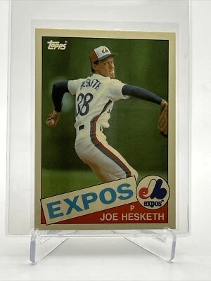 1985 Topps Traded TIFFANY Joe Hesketh Baseball Card #52T NM-MT FREE SHIPPING - Image 1 of 3