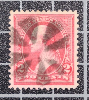 Scott 267 - 2 Cents Washington - Used - PSE Cert Graded 90 - SCV - $50.00 - Image 1 of 3