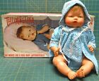 Vintage Ideal 1961 Crying Thumbelina 0515-7 19" Doll w/ Moving Head, Box WORKS!