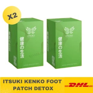 2 Boxes Itsuki Kenko Detox Foot Patch Herbal Cleansing Pads 100pcs Express Ship - Picture 1 of 6