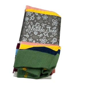 Matilda Jane Moments With You BTS Girls Striped Tights Size 8-10 Multicolor NWT - Picture 1 of 3