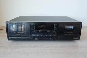 Pioneer CT-W403R Dual Cassette, Auto Reverse, Dolby B & C, HX Pro, Reconditioned - Picture 1 of 6