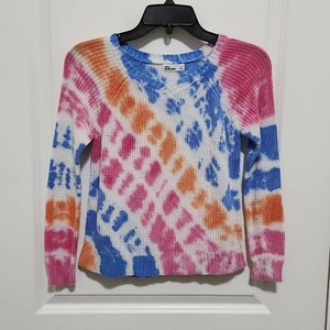 Epic Threads Girls M Tie Dye Cotton V-neck Sweater Pullover Longsleeve - Picture 1 of 8