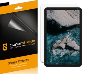 3X Supershieldz Clear Screen Protector for Nokia T20 Tablet (10.4 inch) - Picture 1 of 2