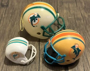 Miami Dolphins 3" Helm Replik Ornament, Elgin Uhr & Kaugummi ALLE VINTAGE! - Bild 1 von 15